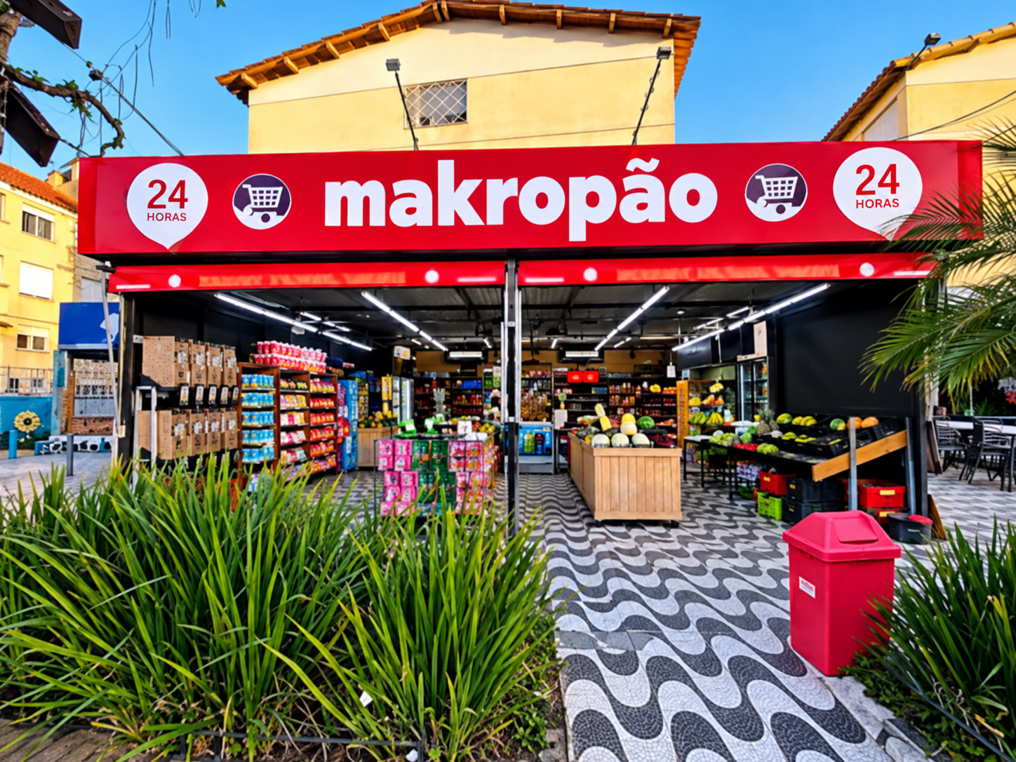 Fachada da Makropão 24 Horas